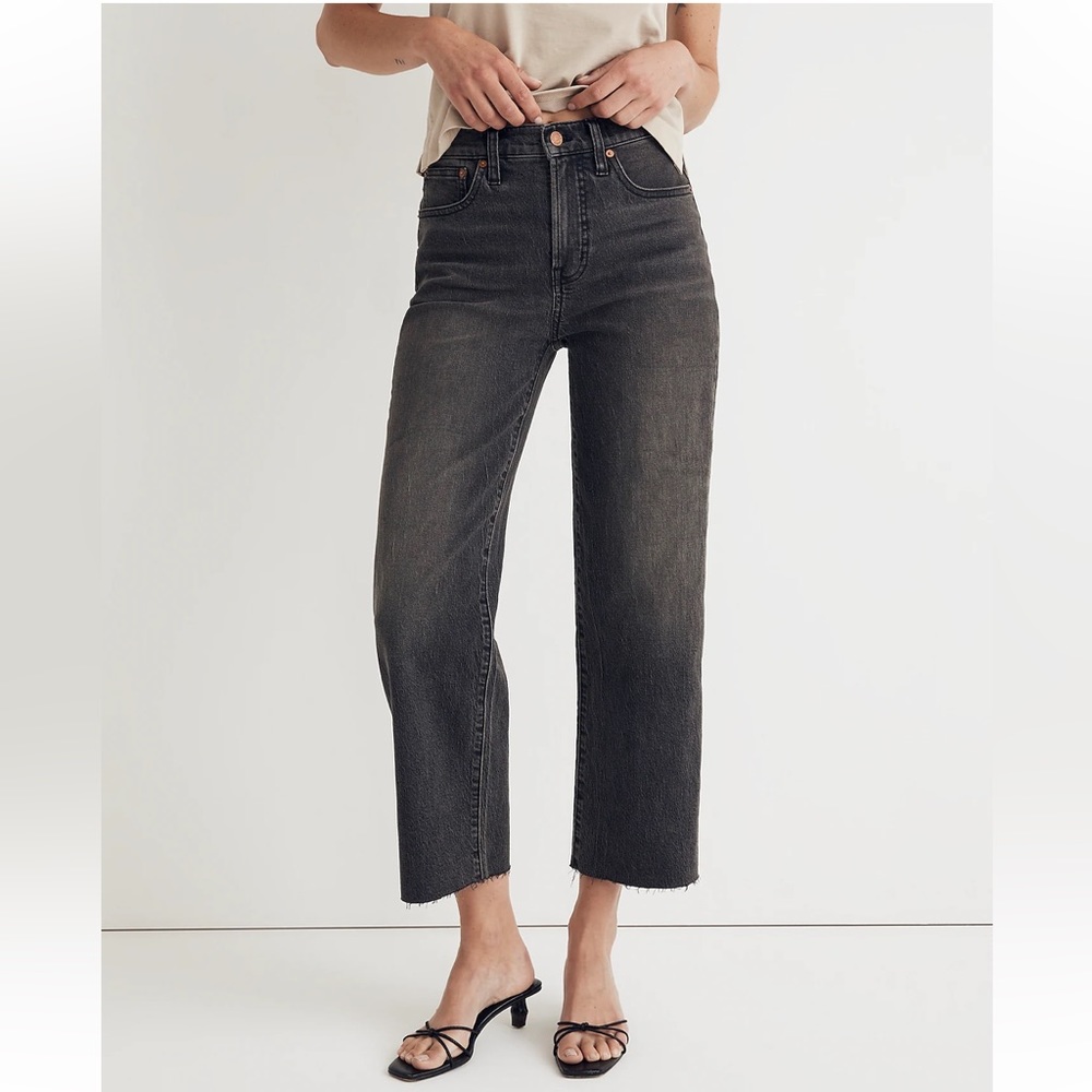 Madewell Black Flare & Wide Leg Jeans